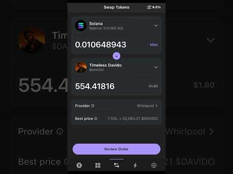 How To Trade $DAVIDO memecoin on Phantom Wallet (Very Straight Forward) | Make money with Memecoin